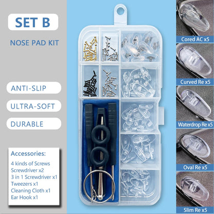COLOUR_MAX  Silicone Nose Pads For Eyeglasses