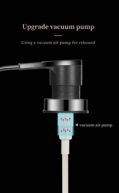 Glass Pump Sauce Dispenser Bottle