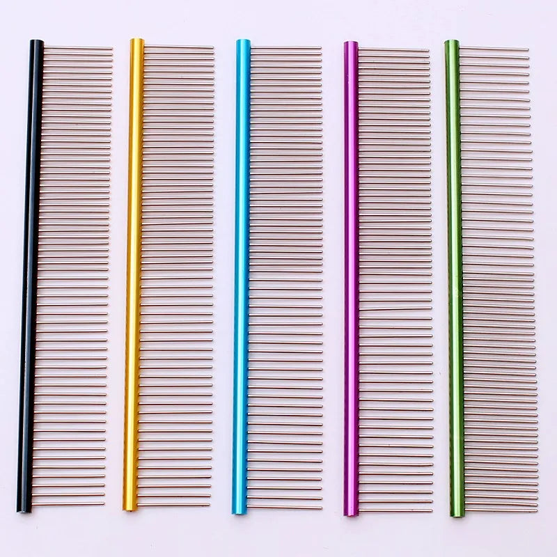 Stainless Steel Pet Grooming Comb for Dogs & Cats