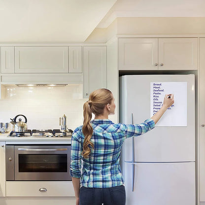 A4 Magnetic Dry Erase Whiteboard Sheet for Fridge