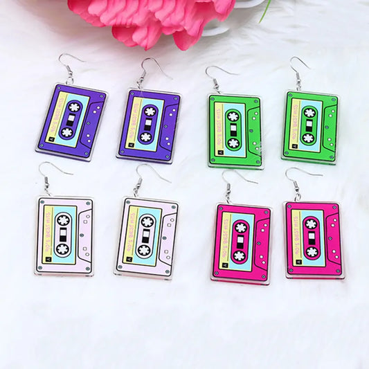 Vintage 90's Tape Earrings