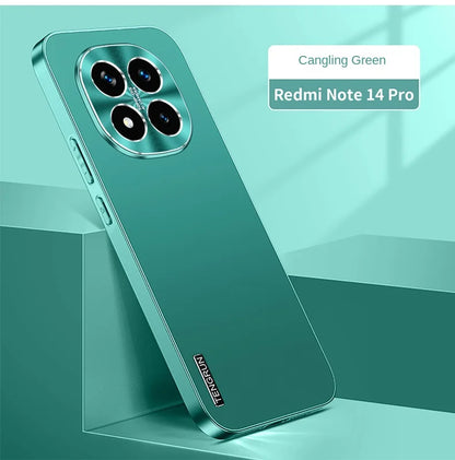 Matte Metallic Paint Shock Resistant Case For Redmi Note