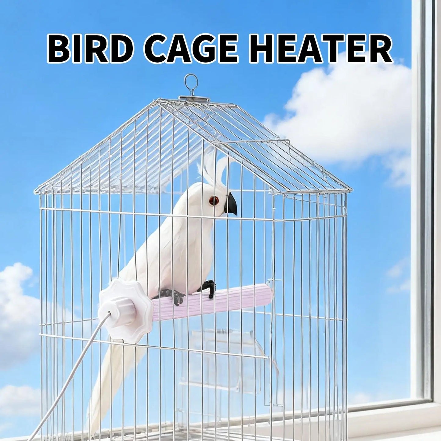 USB Heated Bird Perch Warmer for Parrots & Small Birds