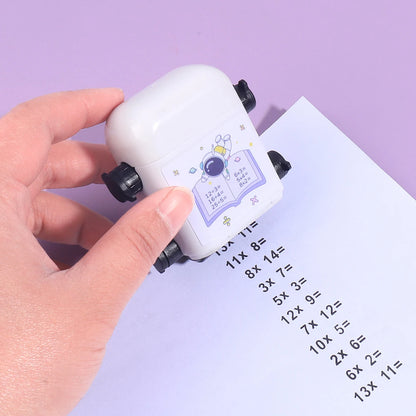 Double Roller Multiplication Practice Stamp