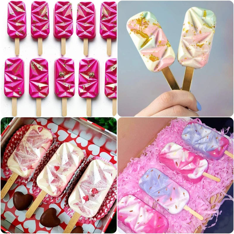 Silicone Ice Cream Popsicle Mould