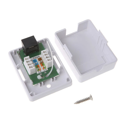 Cat5e RJ45 Surface Mount Box Connector