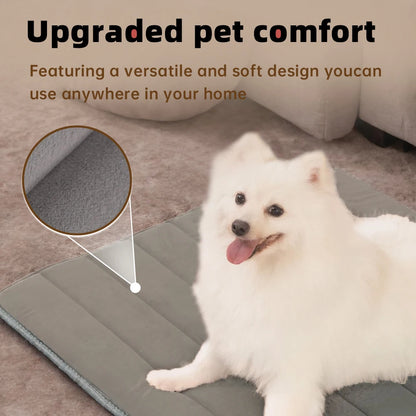 Orthopedic Plush Pet Bed Mat for Dogs & Cats