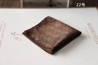 Korean Retro Geometric Pocket Square