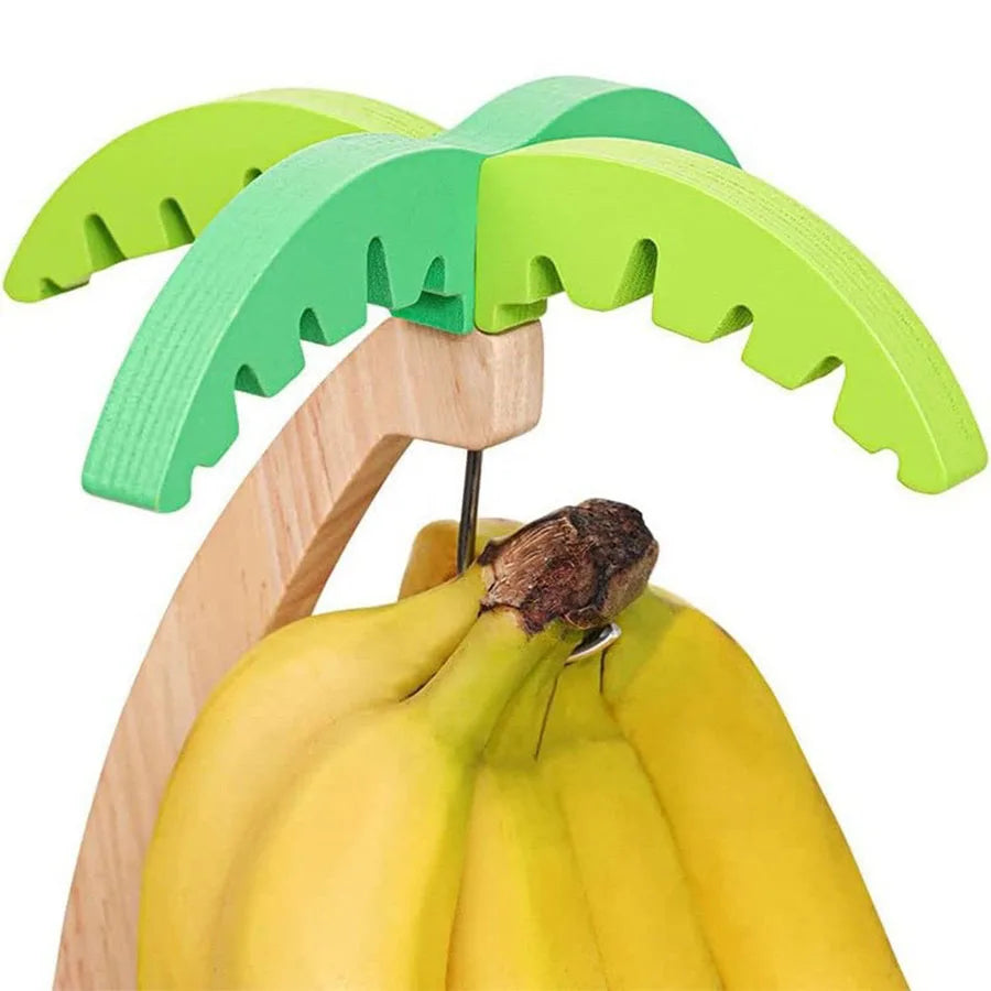 Wooden Banana Hanging Fruit Stand