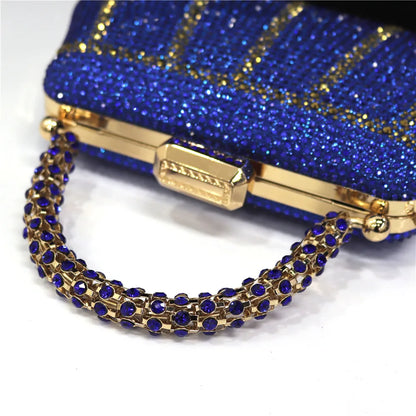 Luxury Rhinestone Evening Clutch Bag