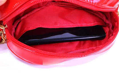 Heart-Shaped Transparent Ita Crossbody Bag
