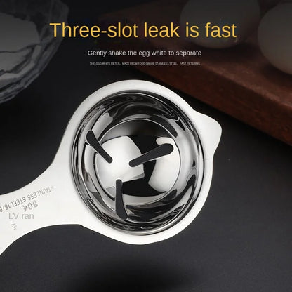 1Pc Stainless Steel Egg Yolk Separator