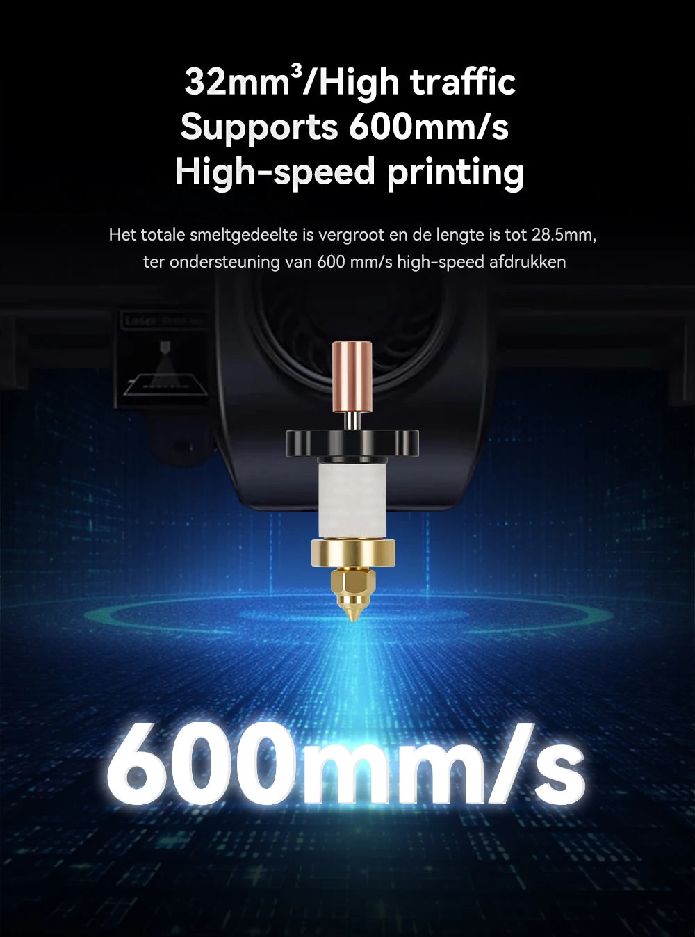 High-Temperature Ceramic Hotend Upgrade Kit for Creality 3D Printers
