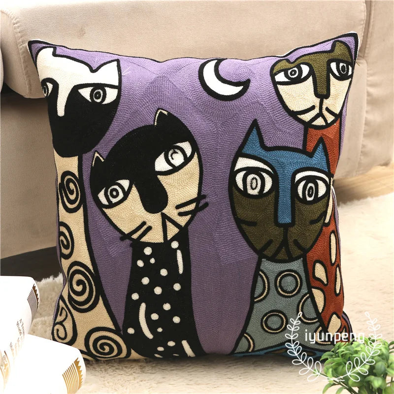 Abstract Art Decorative Cushion Cover