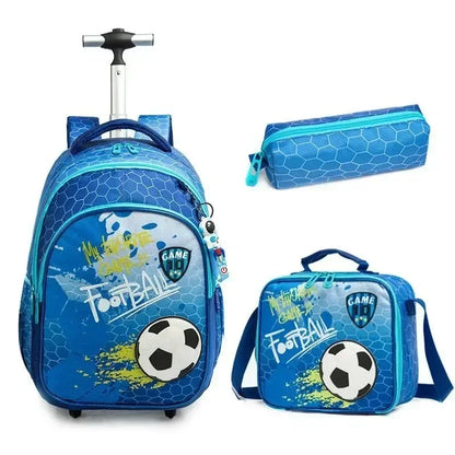 Girls’ Trolley School Backpack Set