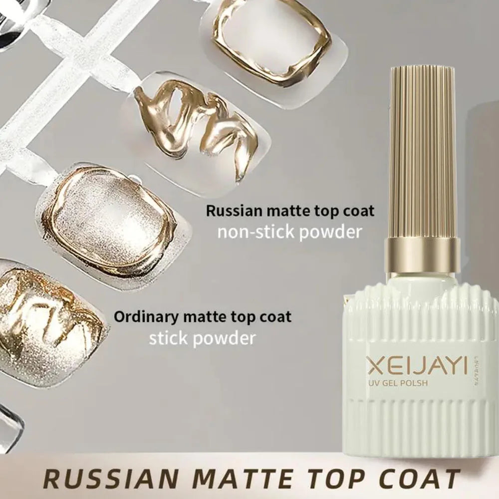 15ml Matte Rubber Top Coat Gel Polish