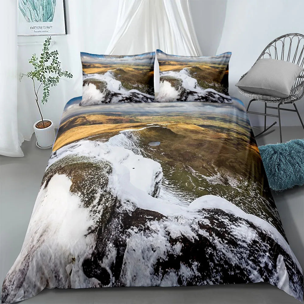 Sunset Hawaii Duvet Cover Set