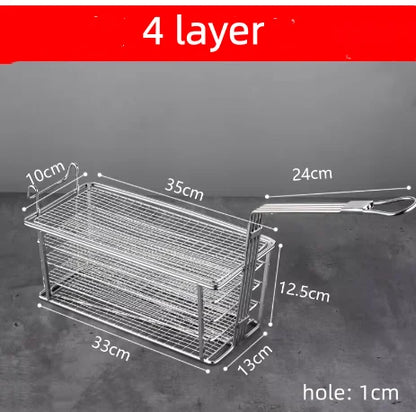 Stainless Steel Taco & Food Serving Rack