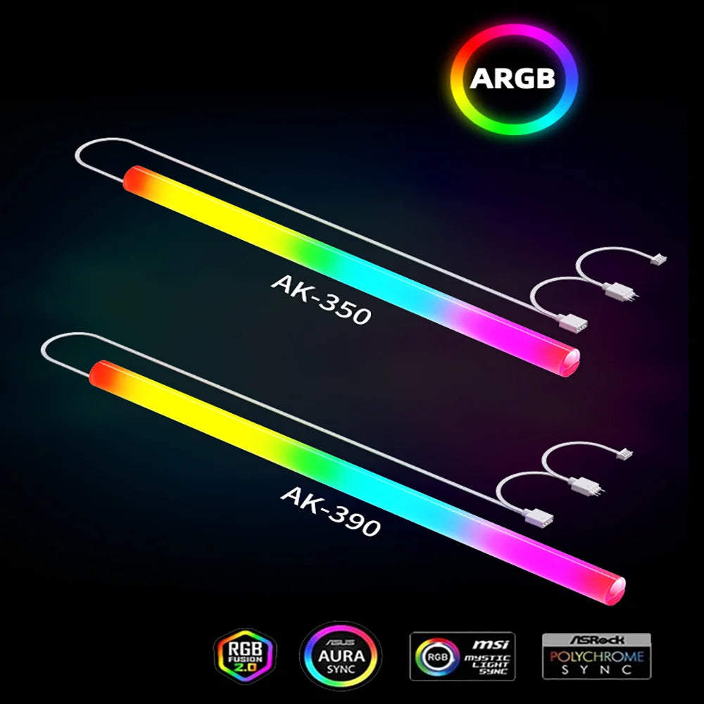 Flexible 5V ARGB Neon Tube Light for PC Cooling Systems