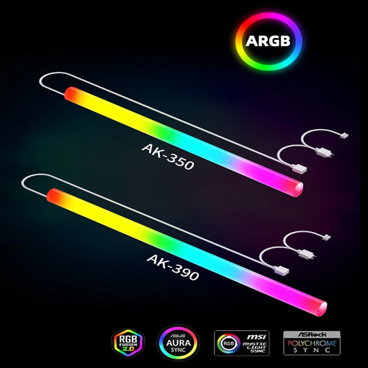 Flexible 5V ARGB Neon Tube Light for PC Cooling Systems