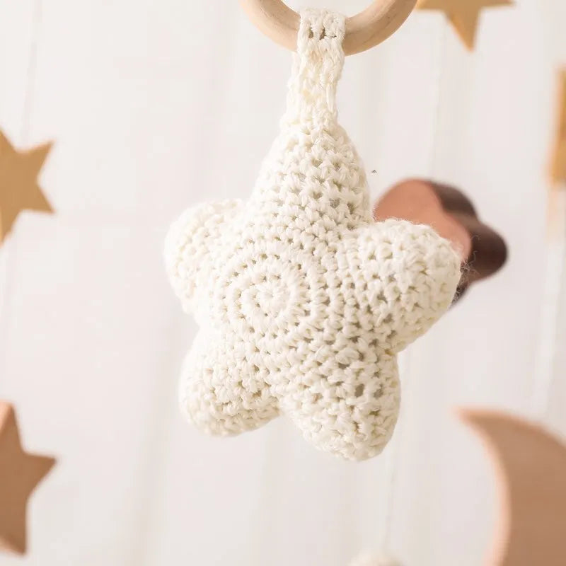Wooden Baby Crib Mobile