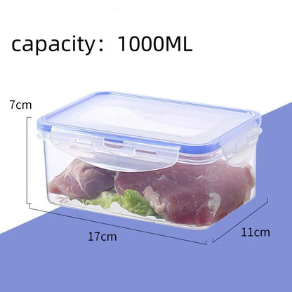 Sealed Rectangular Food Storage Container with Lid