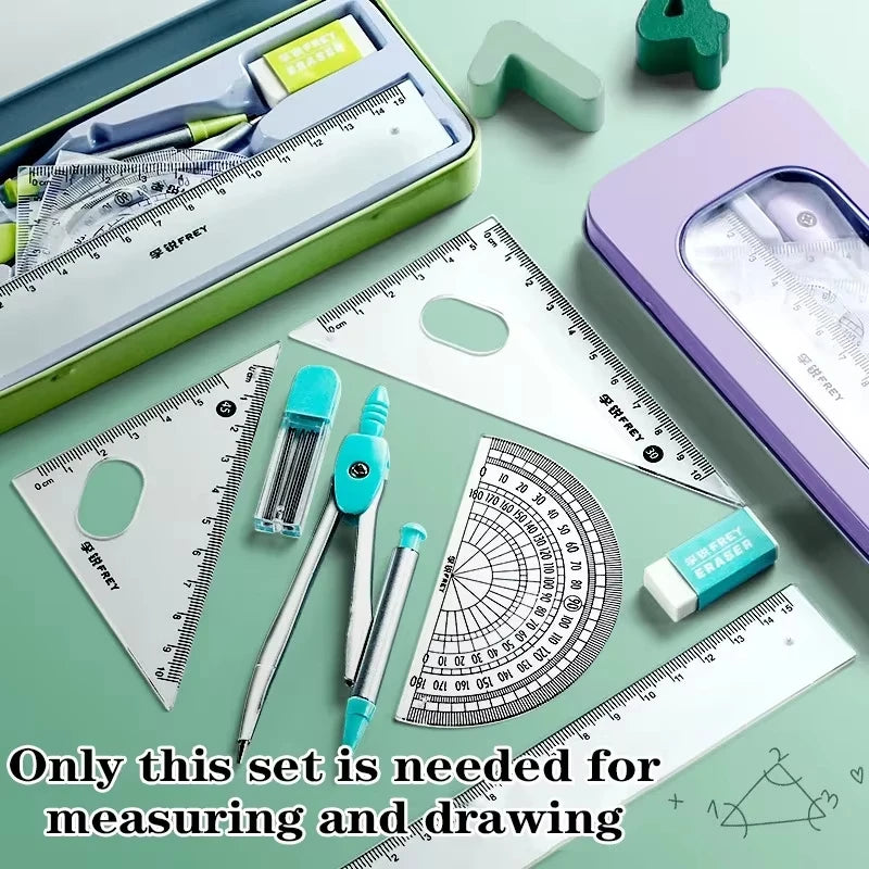 Geometry Math Set with Storage Case