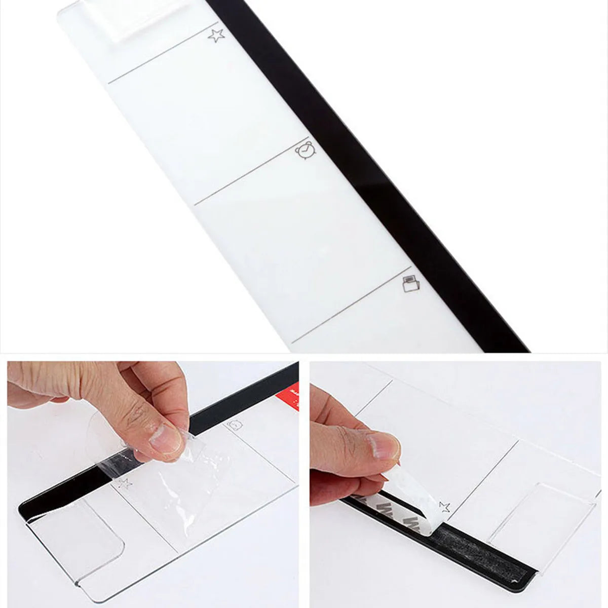 Acrylic Monitor Side Memo Board