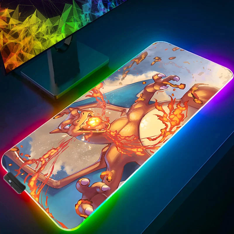 LED Backlit XXL Mouse Pad & Keyboard Mat