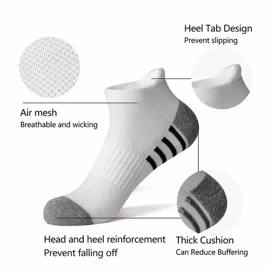 Men’s Breathable Mesh Sports Socks 6 Pairs