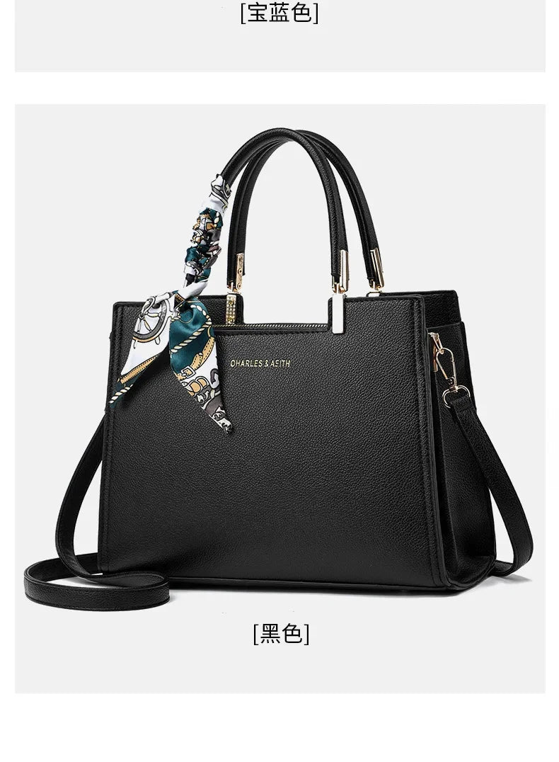 Luxury Women’s Structured Satchel Shoulder & Crossbody Handbag