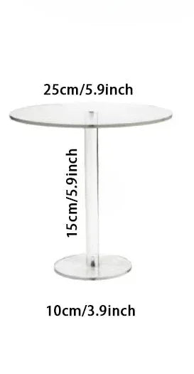 Clear Acrylic Cake & Dessert Display Stand