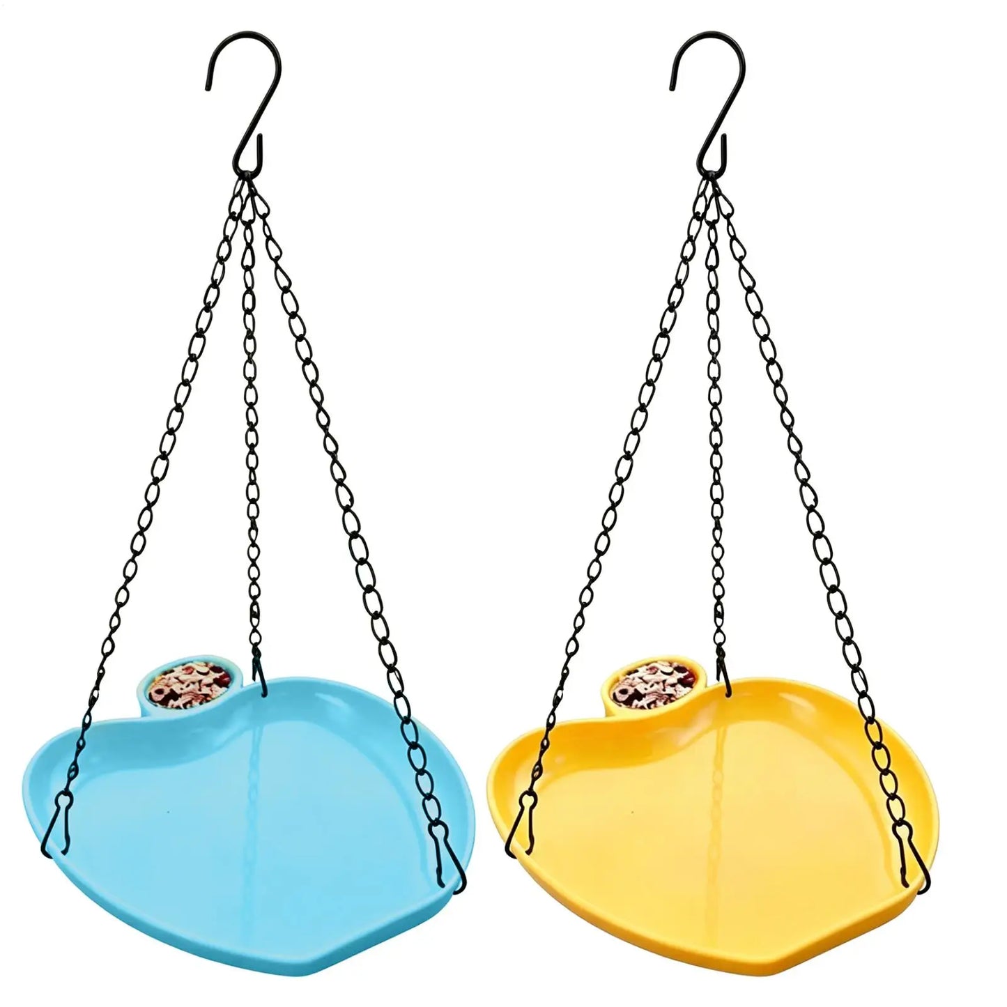 2-in-1 Hanging Bird Feeder & Bath Tray