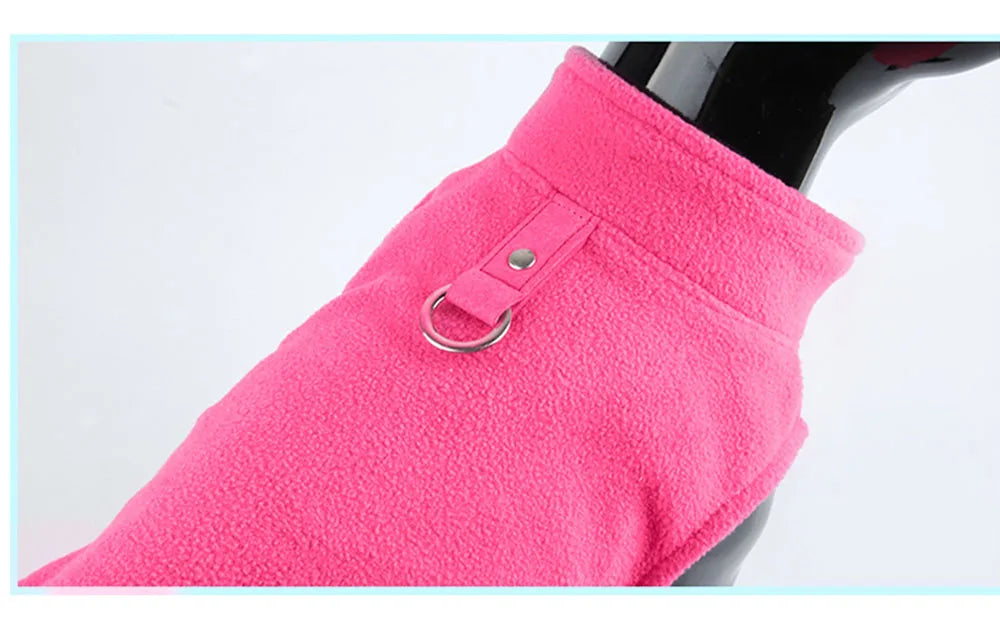 Fleece Dog Vest Jacket