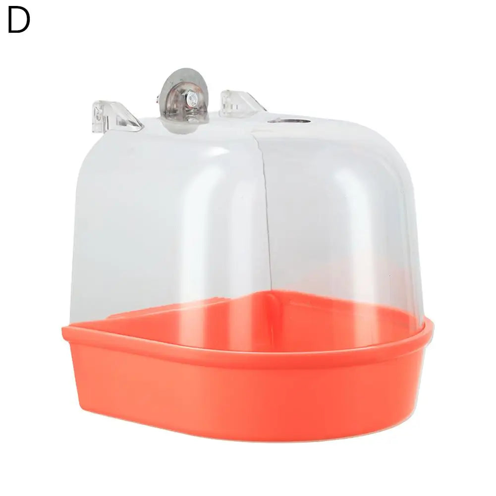 Hanging Acrylic Bird Bath for Cage