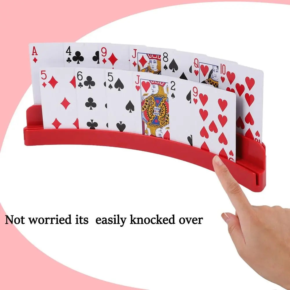 Expandable Hands-Free Playing Card Holder