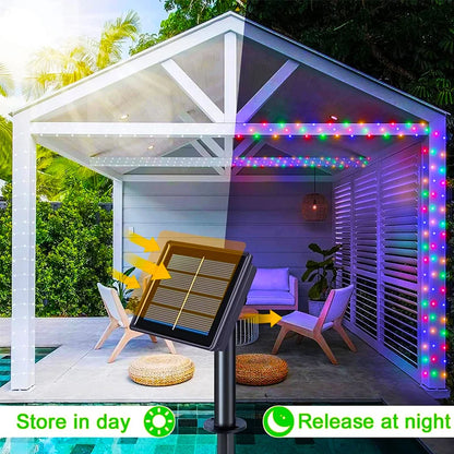 Outdoor LED Solar Fairy Lights Christmas Decoration