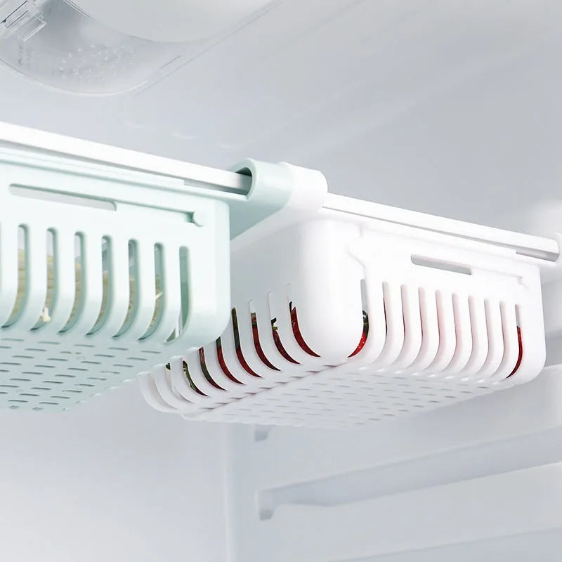 Expandable Refrigerator Storage Basket Drawer