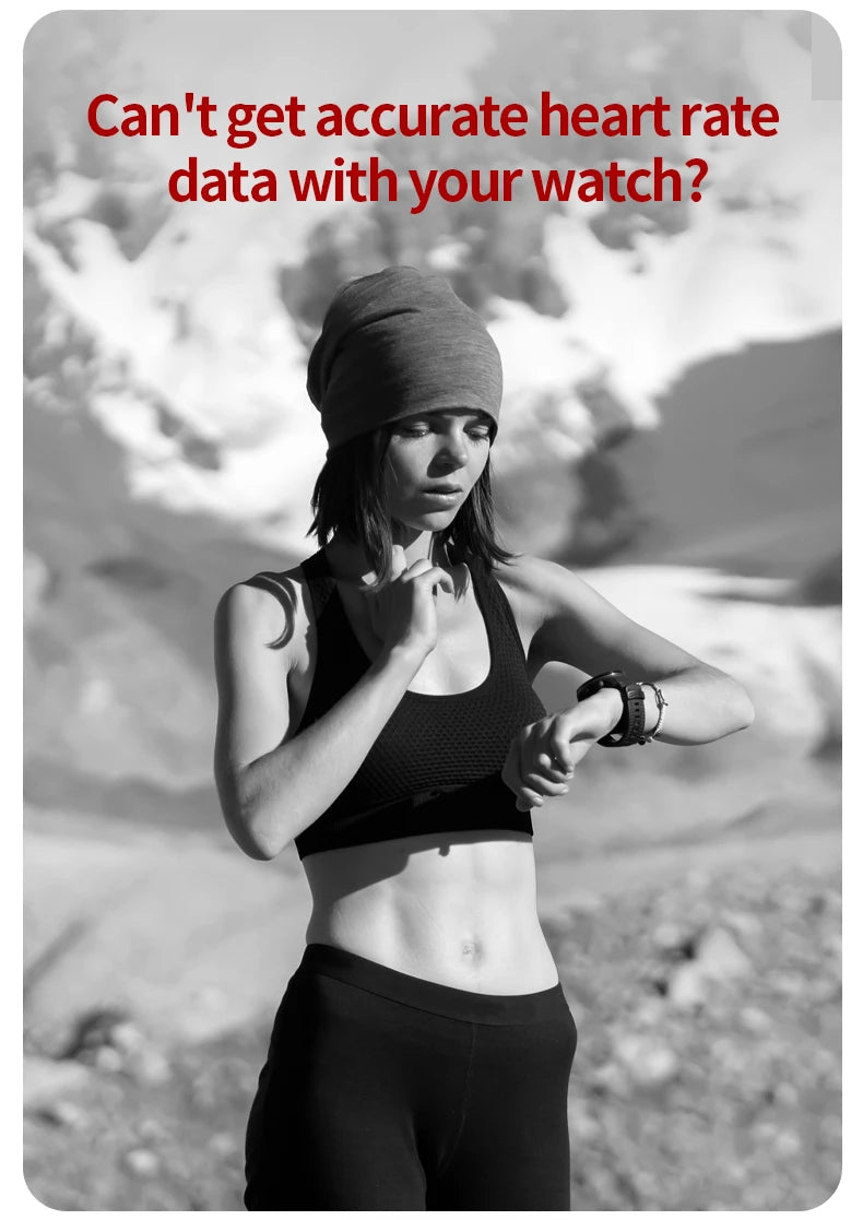 Bluetooth & ANT+ Chest Strap Heart Rate Sensor