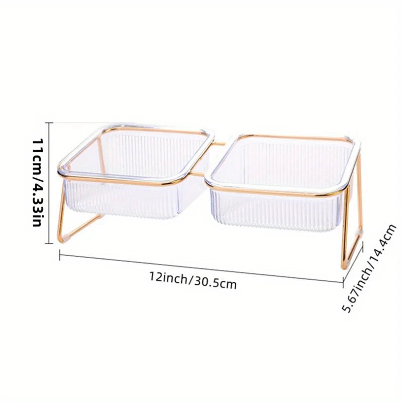 Elevated Non-Slip Pet Feeding Bowl for Cats & Small Dogs