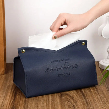 PU Leather Nordic Tissue Box Cover