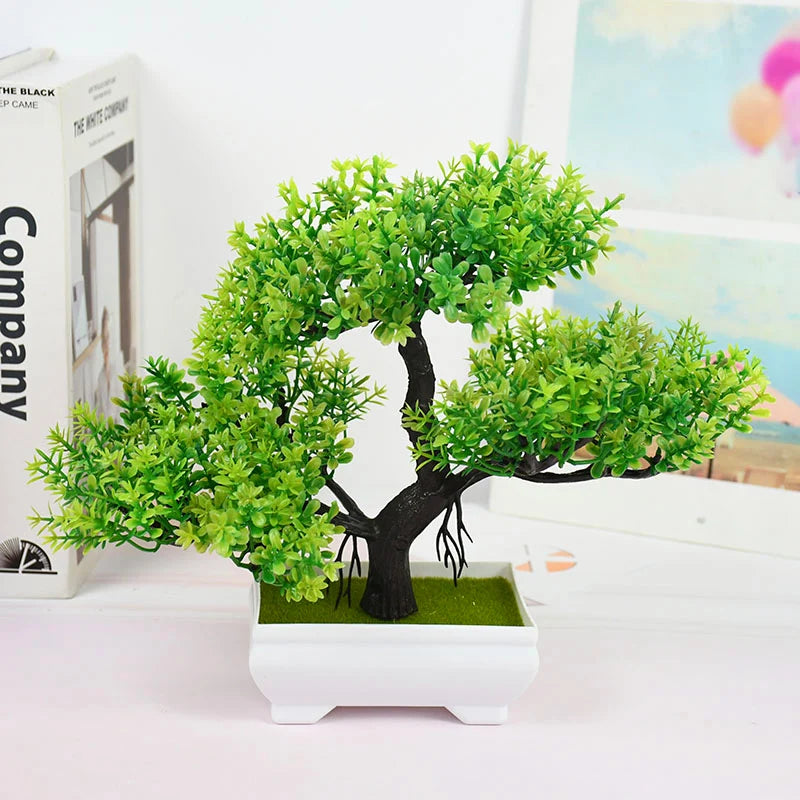 Artificial Bonsai Tree in Decorative Pot