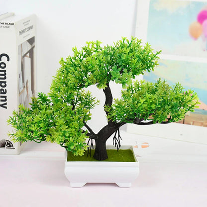 Artificial Bonsai Tree in Decorative Pot