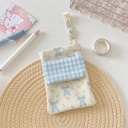 Floral Fabric Pencil Case