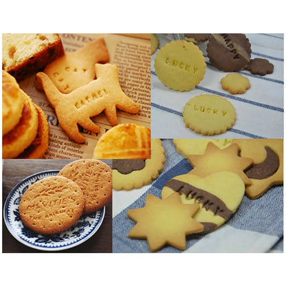 Alphabet & Number Cookie Stamp Set