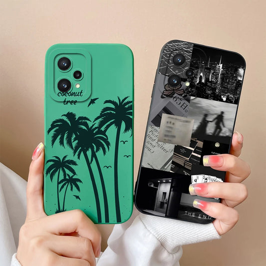 Creative Characters Silicone Soft TPU Back Cover For Realme