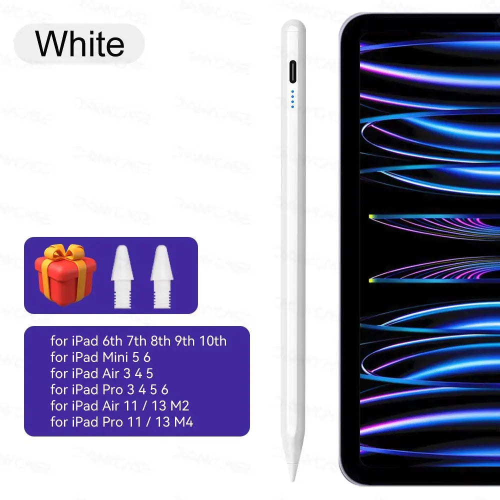 Rechargeable iPad Stylus Pen with Magnetic Attachment