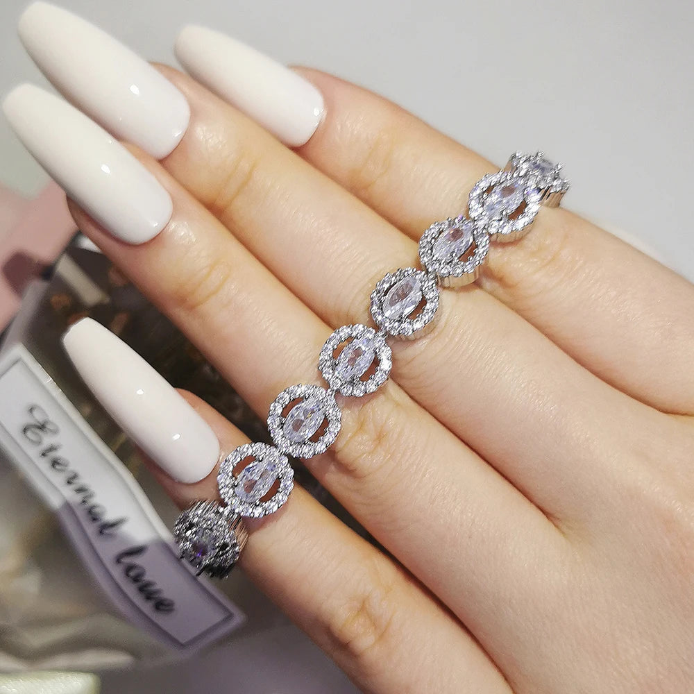Princess Cubic Zirconia Bracelet