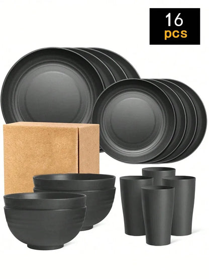 Reusable Plastic Tableware Set