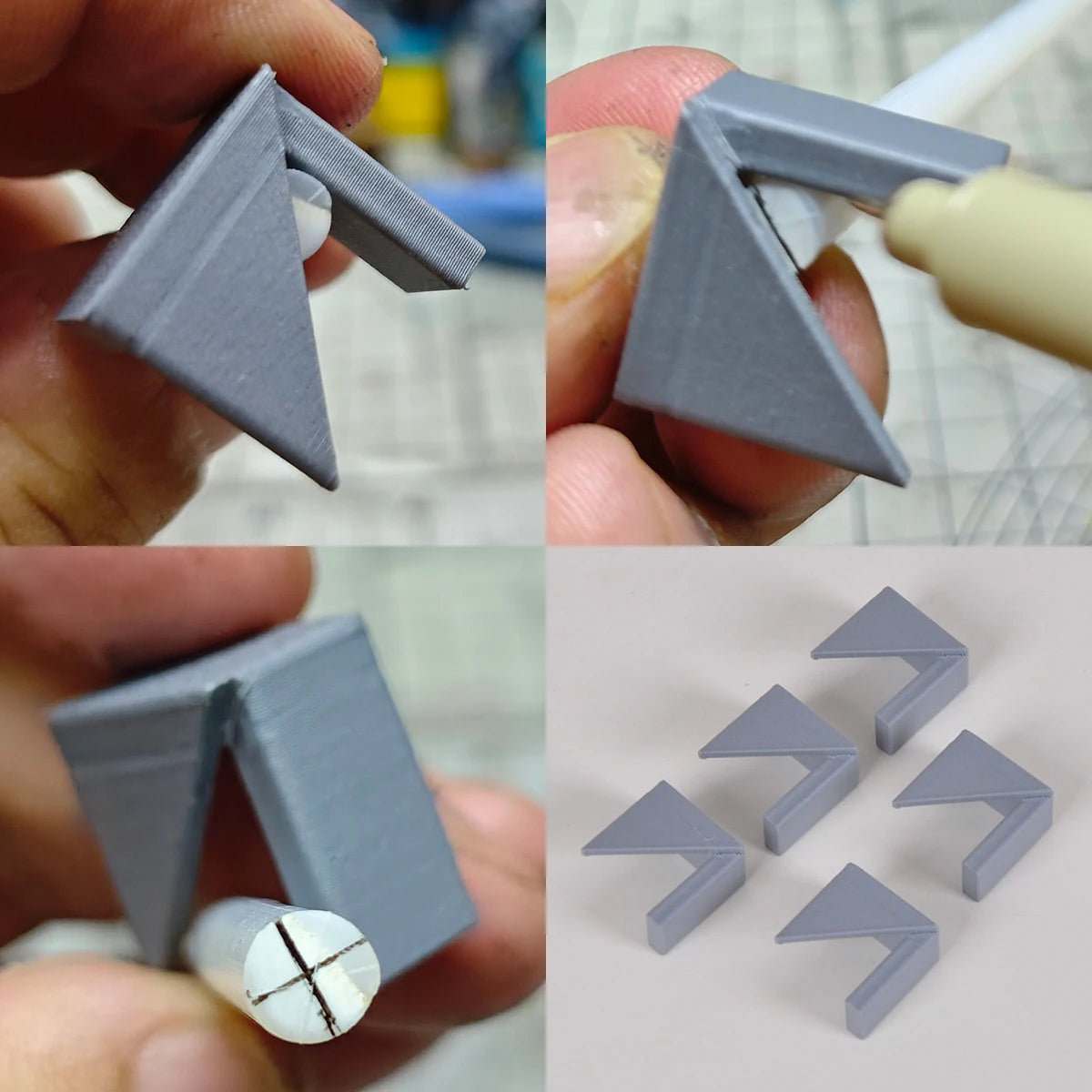 Scale Model Drill Positioning Jig Tool